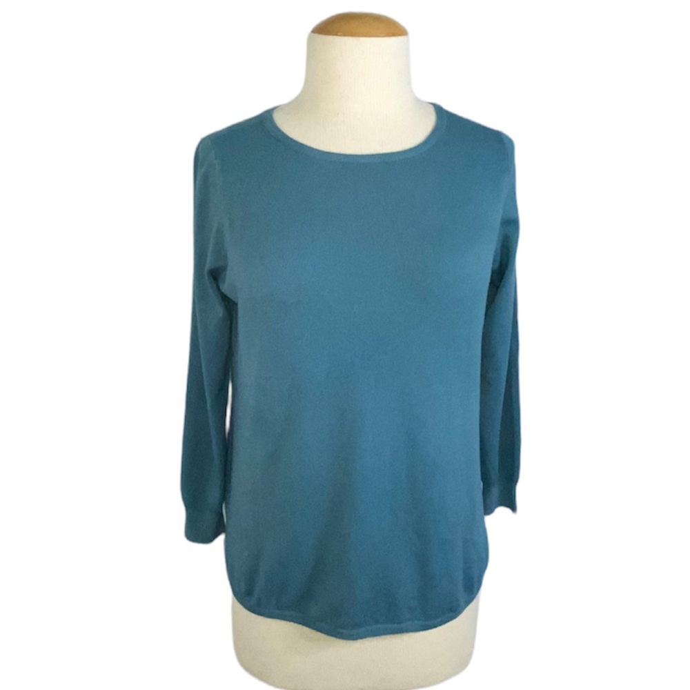 Cyrus 1X Teal Yummy Yarn Sweater